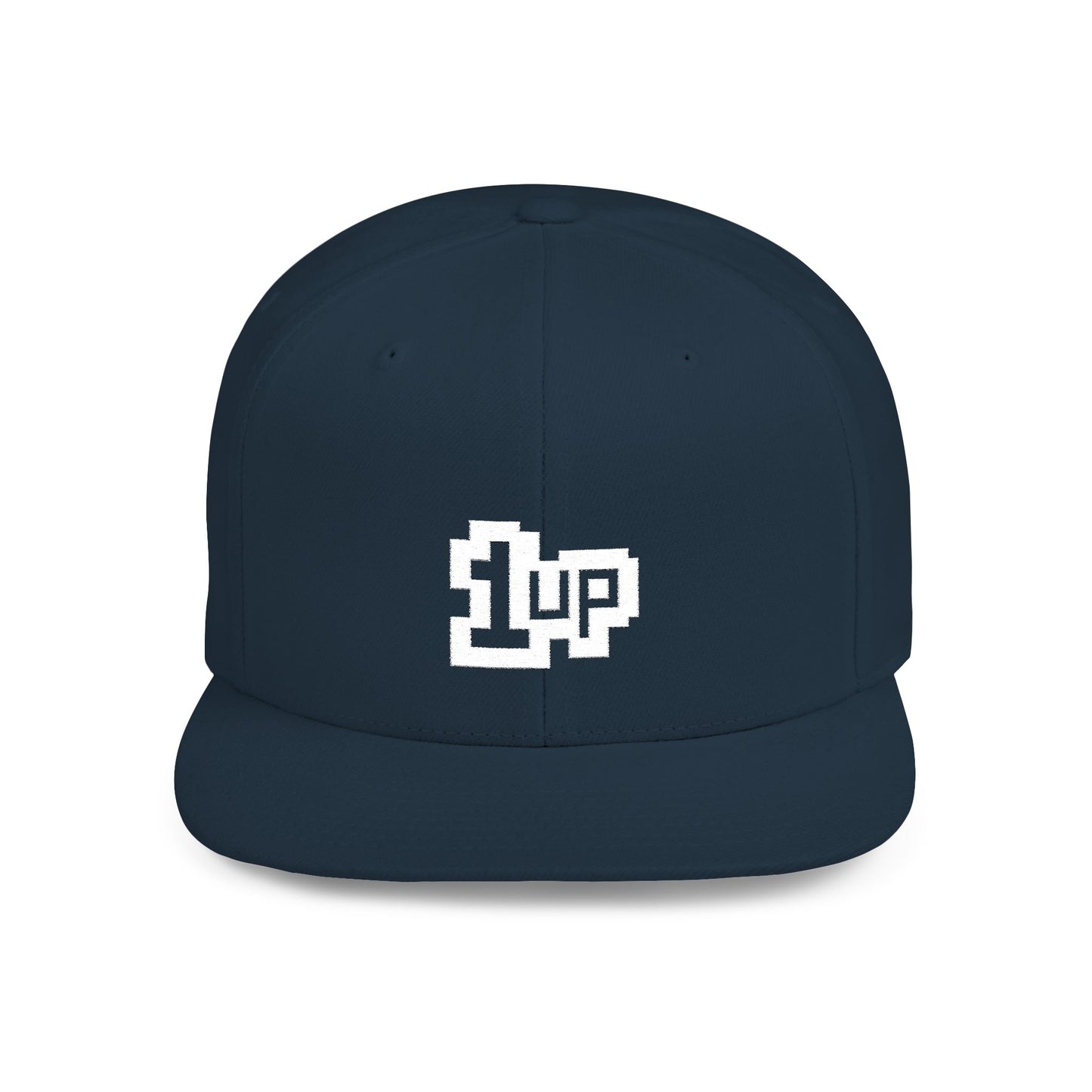 Retro Gamer 1UP Flat Bill Snapback Hat