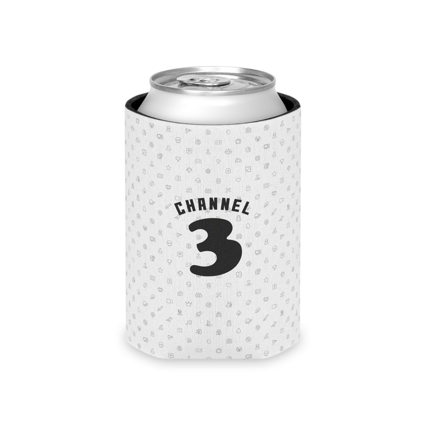 Channel 3 Shield Can Koozie