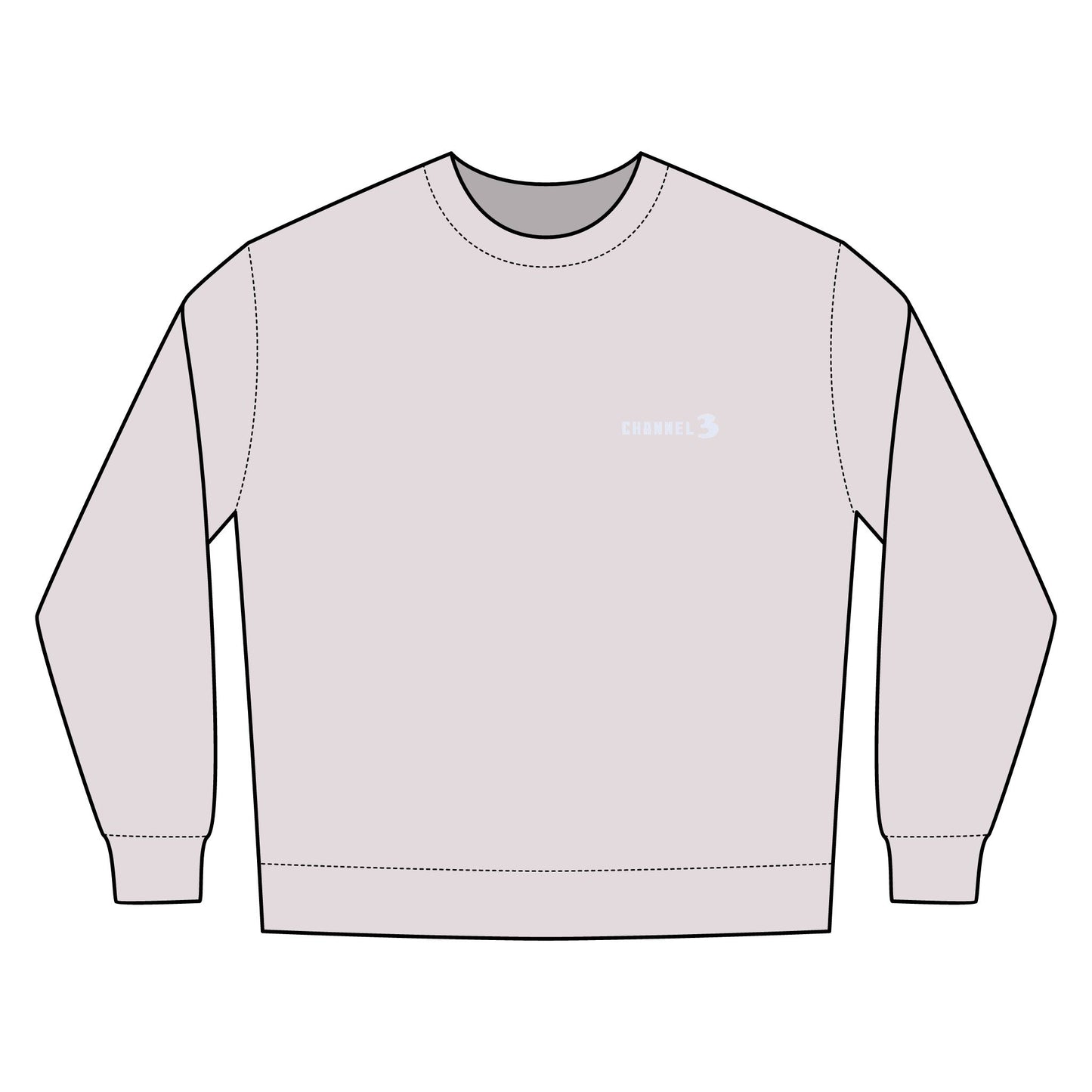 Channel 3 Embroidered Nantucket Crewneck Sweatshirt