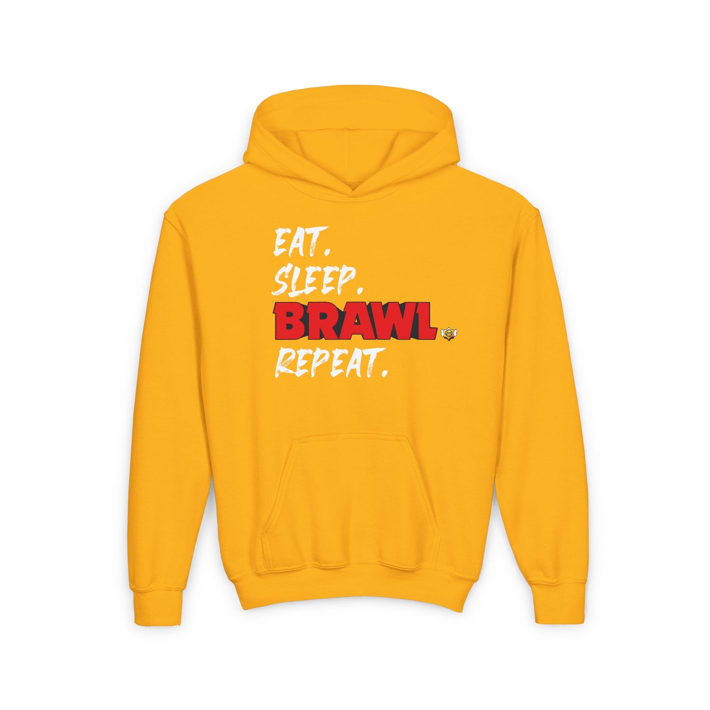 Eat. Sleep. BRAWL. Repeat. Youth Hoodie