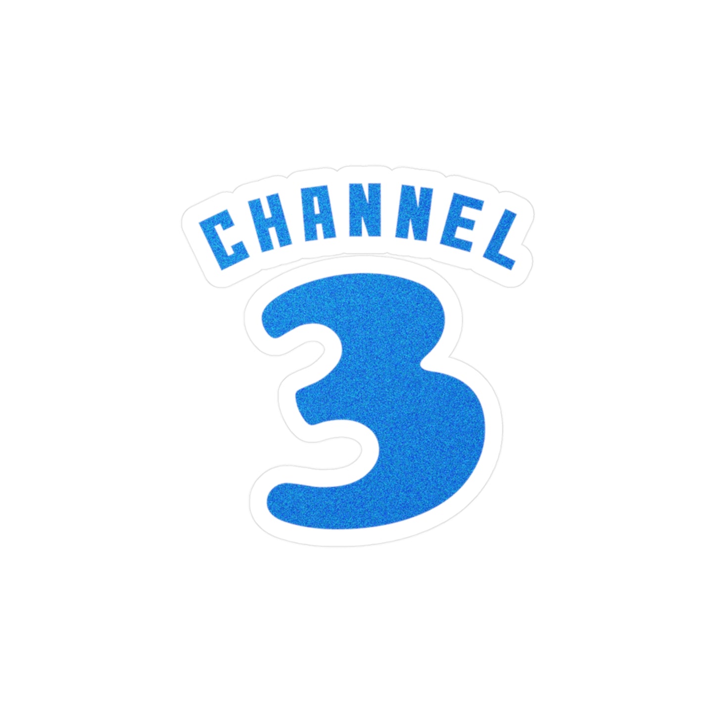 Channel 3 Blue Static