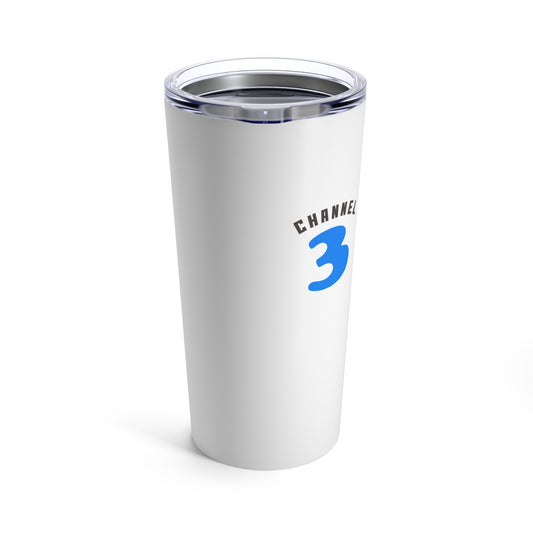 White C3 Logo Tumbler 20oz