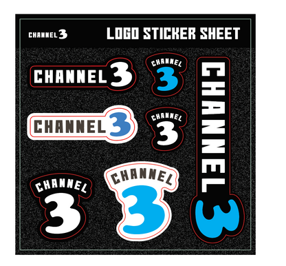 Channel 3 Sticker Sheet