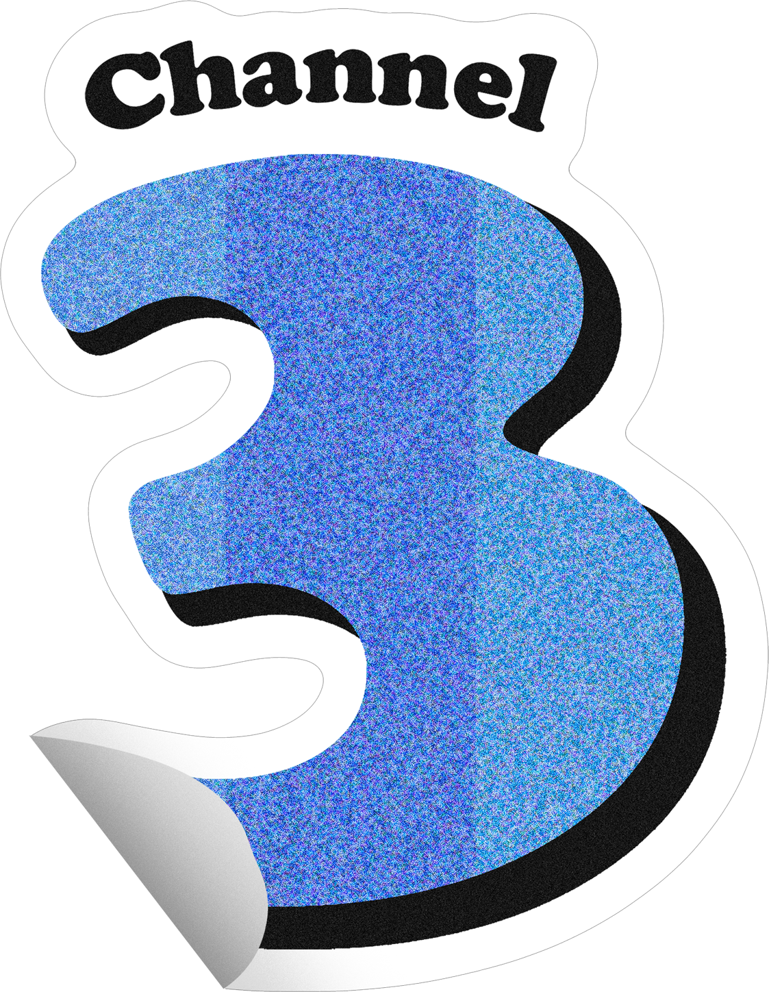 Channel 3 Sticker