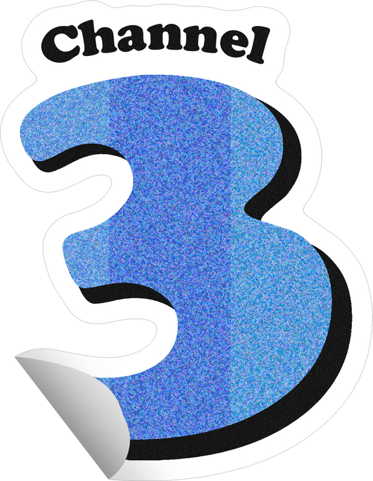 Channel 3 Sticker
